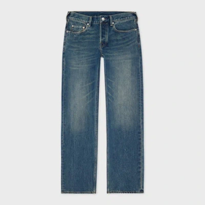 Paul Smith Straight-fit Vintage-wash Jeans Blue
