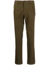 Paul Smith Olive Green Straight-leg Chino Trousers