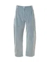 Paul Smith Straight-leg Cotton Trousers With Belt Loops In Blue