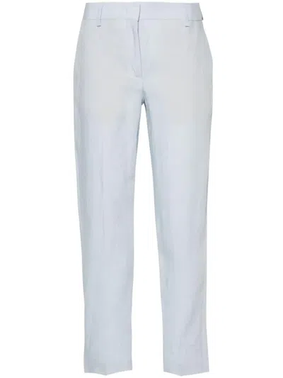 Paul Smith Straight Leg Trousers In Light Blue