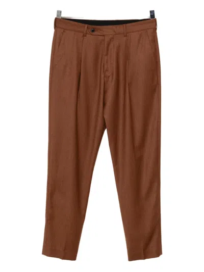 Paul Smith Straight-leg Trousers In Brown