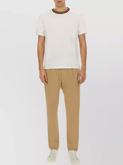Paul Smith Straight Leg Trousers With Belt Loops