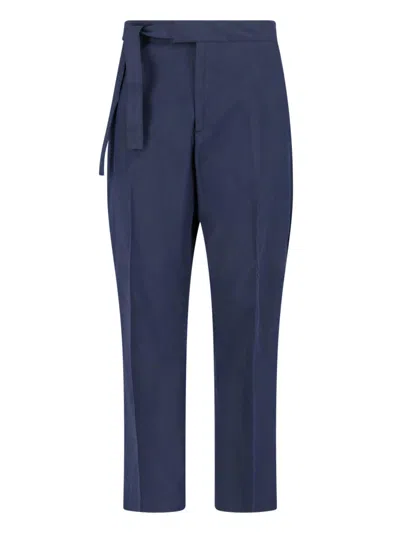 Paul Smith Straight Pants In Blue