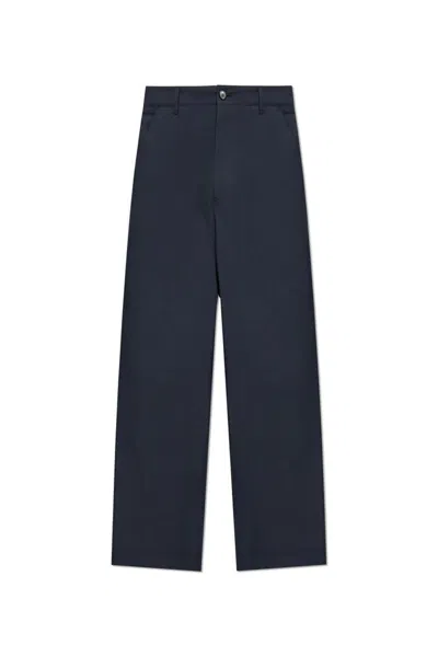 Paul Smith Buttoned Trousers In Navy