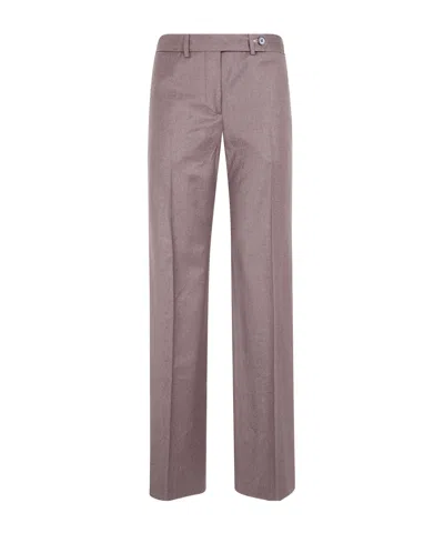 Paul Smith Straight-leg Casual Trousers In Pink