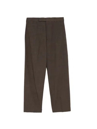 Paul Smith Straight-leg Trousers In Brown