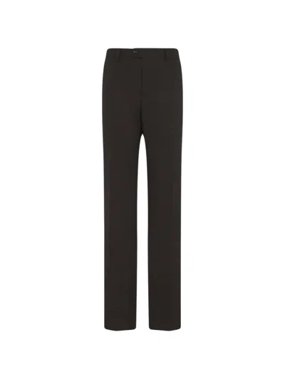 Paul Smith Straight-leg Wool Trousers In Gray