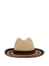 Paul Smith Straw Sun Hat In Sand