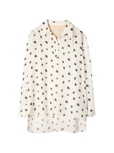 PAUL SMITH STRAWBERRY PATTERNED BLOUSE