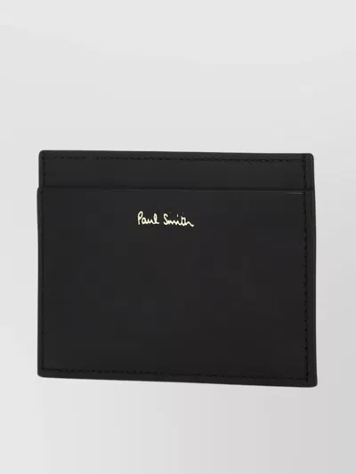Paul Smith Streamlined Rectangular Wallet Design In Black