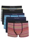 Paul Smith Five-pack Boxer Briefs For Men In Multi