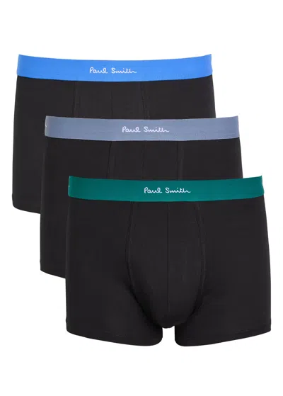 Paul Smith Stretch-cotton Trunks In Black