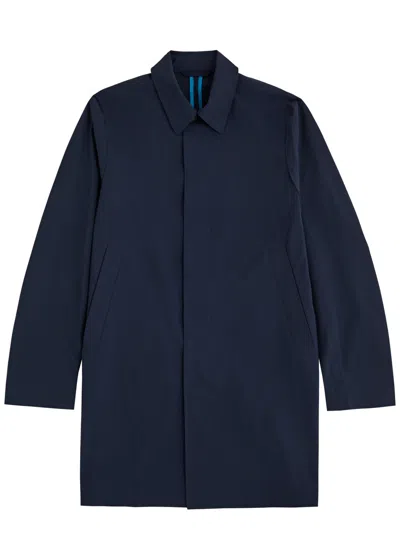 Paul Smith Stretch-nylon Coat In Navy