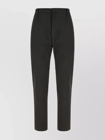 Paul Smith Stretch Nylon Pants With Pockets And Loops In Grey