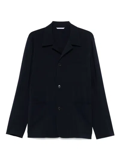 PAUL SMITH STRETCH-WOOL SEERSUCKER JACKET