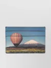 Paul Smith Stripe Balloon Mount Fuji-print Card Holder In Blue