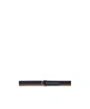 Paul Smith Stripe D-ring Belt In Black