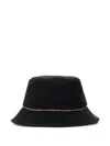 Paul Smith Stripe-detail Bucket Hat In Black