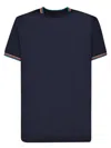 Paul Smith Signature Stripe Trim T-shirt In Multi