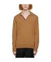Paul Smith Brown Stripe Polo In Brown