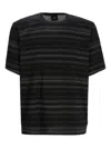 Paul Smith T-shirt Mit Streifendetail In Black