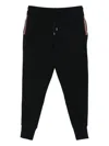 Paul Smith Stripe-detail Track Pants In Black