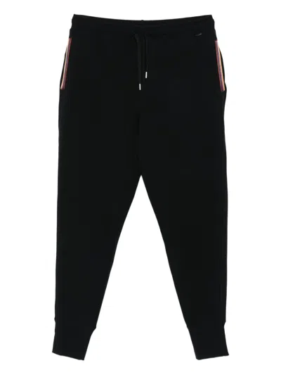 Paul Smith Stripe-detail Track Pants In Black