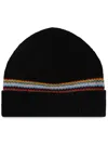 Paul Smith Stripe Detailing Beanie In 79