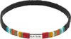 Paul Smith Stripe Flat Bead Bracelet In Multi