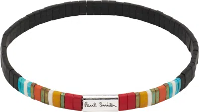 Paul Smith Stripe Flat Bead Bracelet
