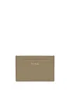 Paul Smith Stripe-print Logo Cardholder In Multicolor