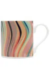 Paul Smith Stripe-print Mug In Neutrals