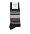 Paul Smith Stripe Socks In Multi
