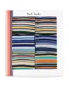 Paul Smith Six-pack Multicolor Signature Stripe Socks In Multi