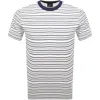 Paul Smith Stripe T Shirt White In Multi