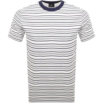 Paul Smith Stripe T Shirt White