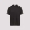 Paul Smith Stripe Tape Detail Crew Neck Tshirt In Black