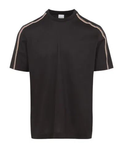 PAUL SMITH PAUL SMITH STRIPE TAPE DETAIL T-SHIRT
