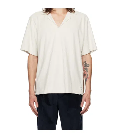 Paul Smith Off-white Artist Stripe Polo In 02 Whites
