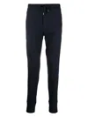 Paul Smith Classic Tailored Black Trousers With Silhouette In Blue