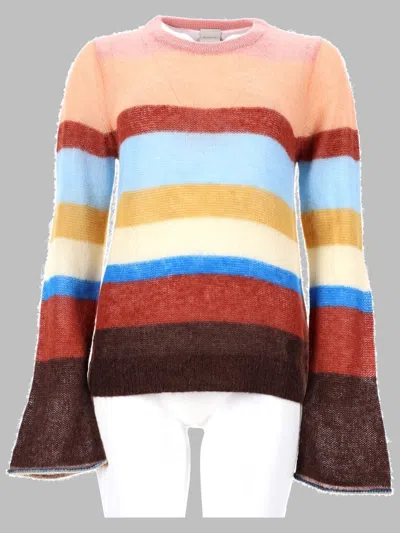 Paul Smith Striped Alpaca-wool Blend Sweater In Multicolor