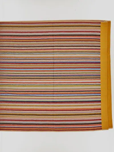 Paul Smith Striped Beach Towel In Multicolour