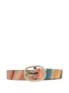 Paul Smith Striped Belt In 中性色