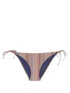 Paul Smith Striped Bikini Brief In Gelb