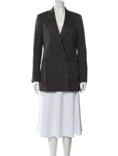 Pre-owned Paul Smith Striped Blazer In Brown