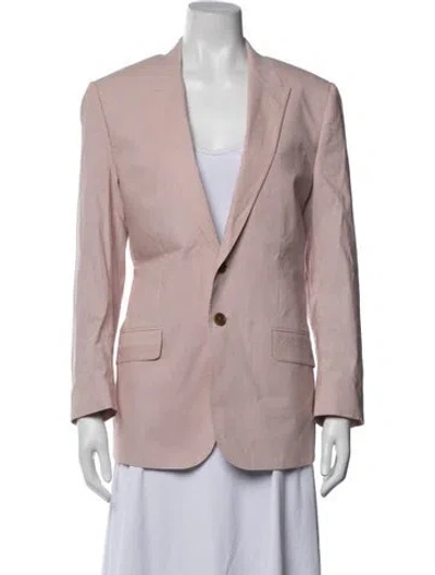 Pre-owned Paul Smith Striped Blazer In Pink