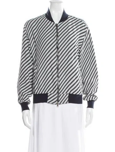 Pre-owned Paul Smith Striped Bomber Jacket In Multi