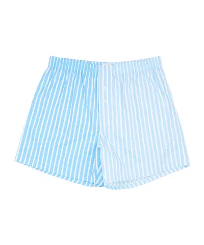 Paul Smith Striped Boxer Briefs In Blue