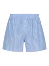 Paul Smith Striped Boxers In Blue