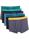 Paul Smith Men Pack Of Five Boxer Shorts In Black